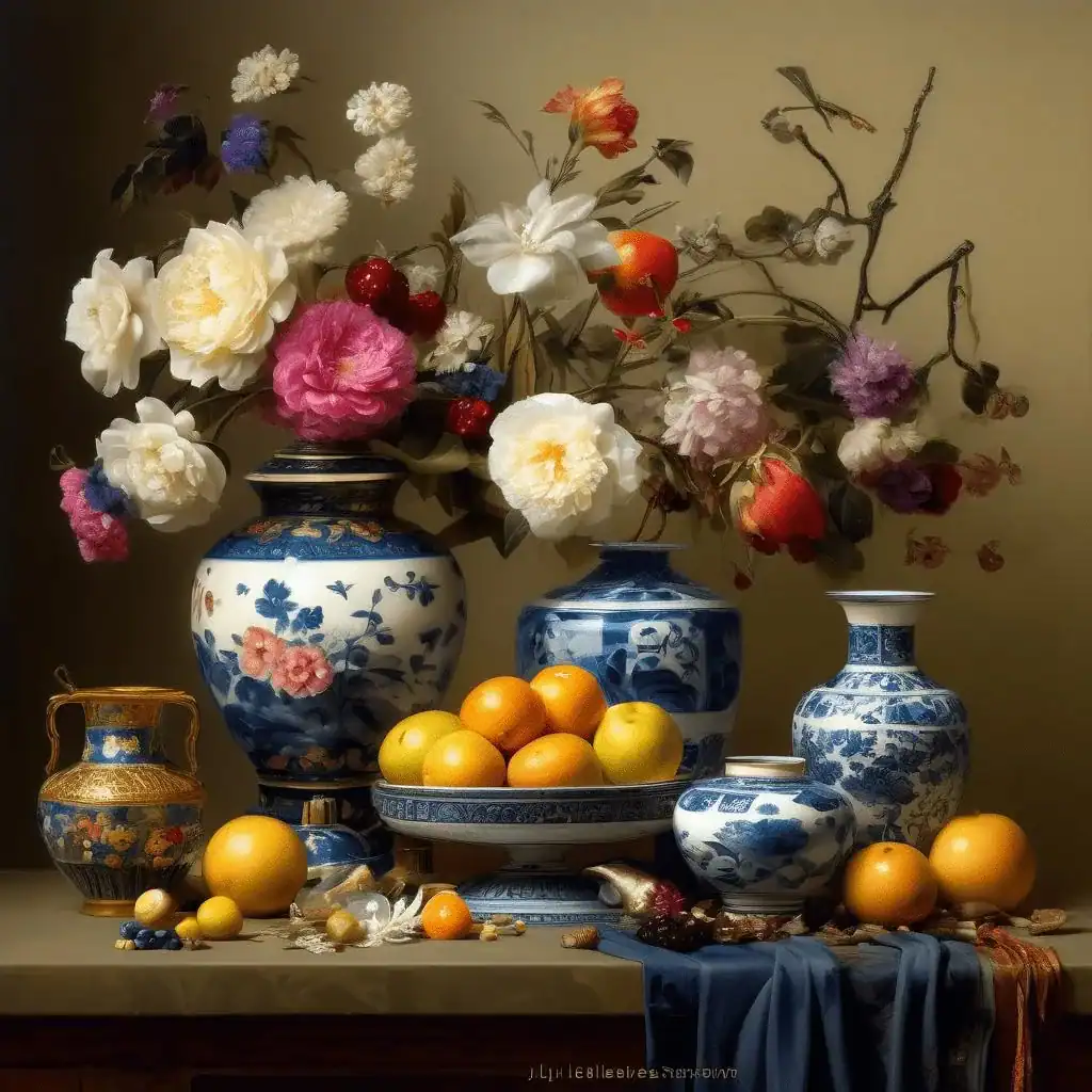 Still Life with Asian Objects – Julius LeBlanc Stewart